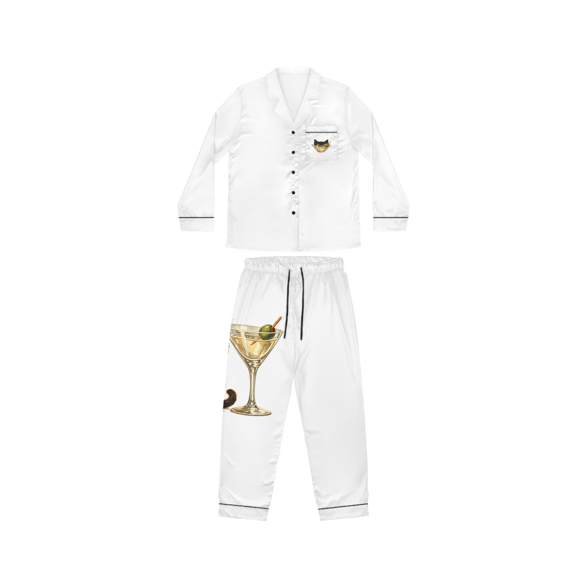 The Martini Cat Pajama Set