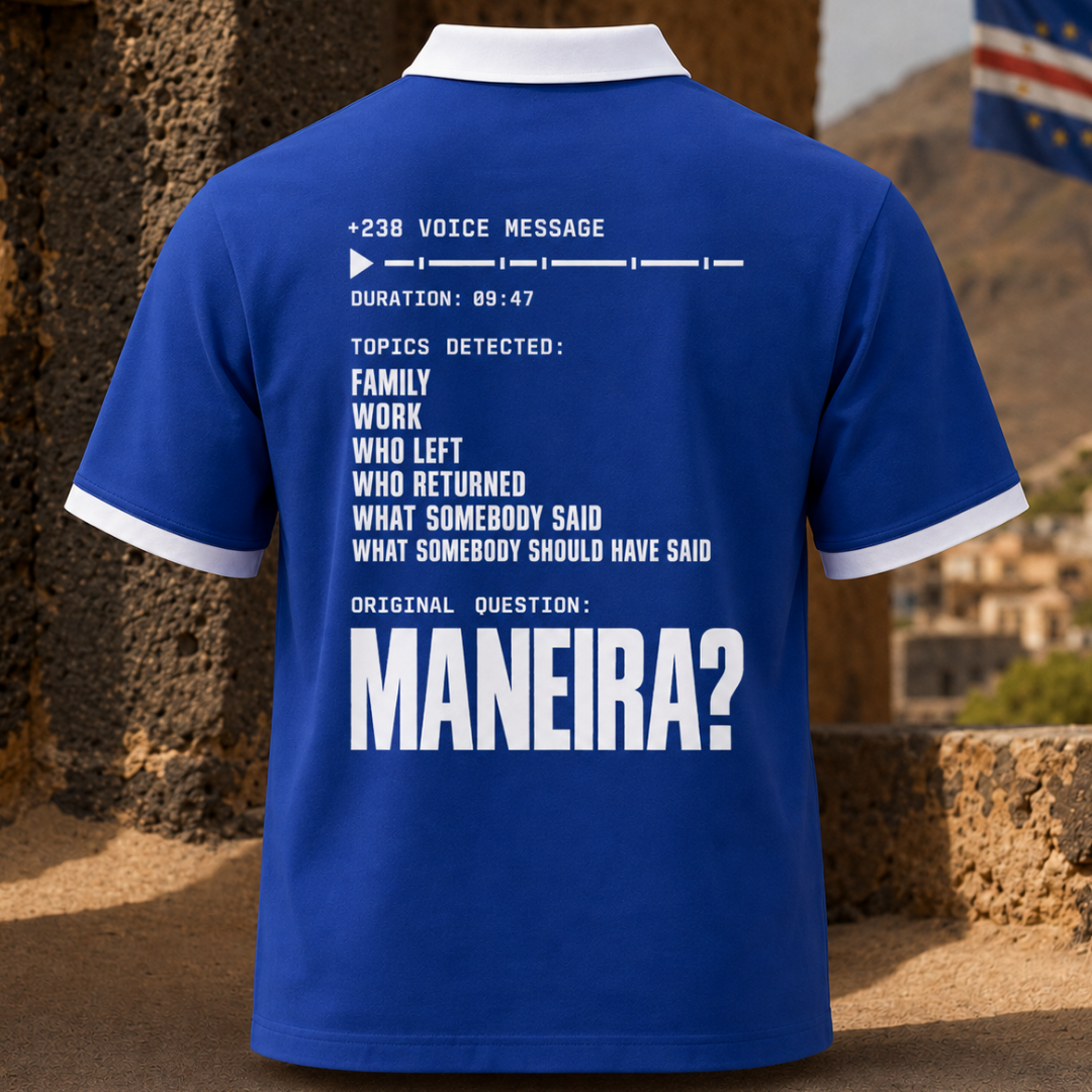 Maneira? Voice Message Polo Shirt