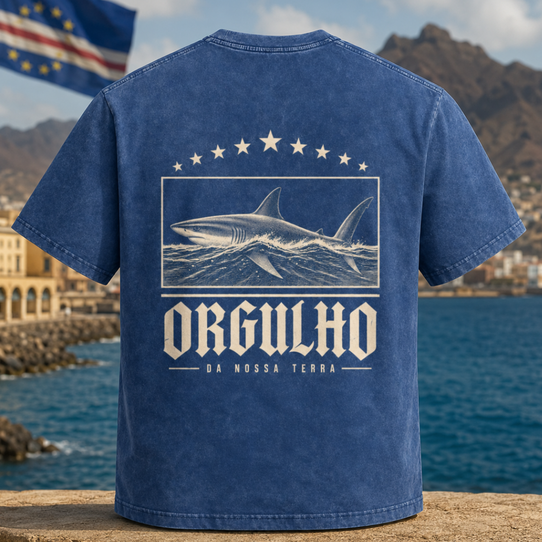 Orgulho Blue Shark T-Shirt